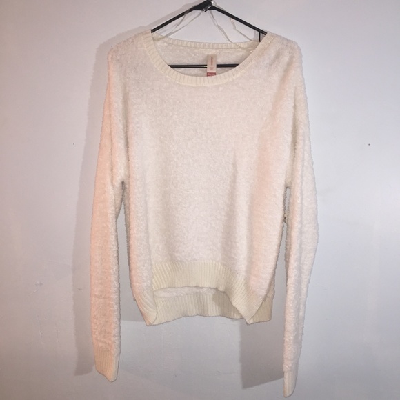 Sweaters - White Fuzzy Sweater